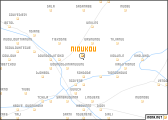 map of Nioukou