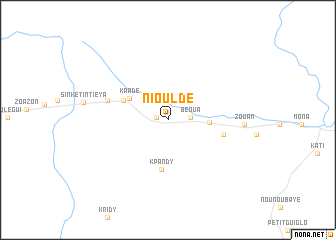 map of Niouldé