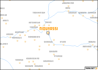 map of Nioumassi