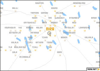 map of Nira