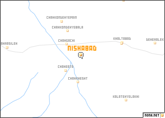 map of Nīshābād