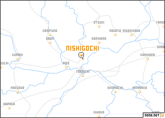 map of Nishi-gōchi