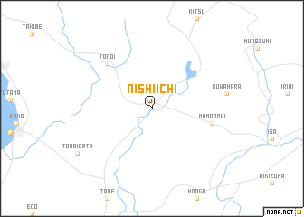 map of Nishiichi