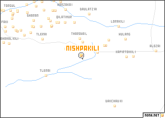 map of Nishpa kili