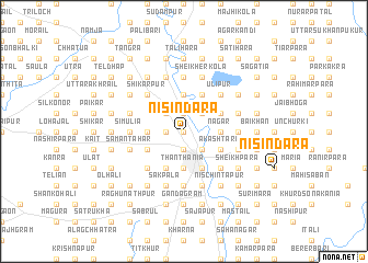 map of Nisindāra