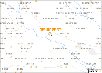 map of Nisiporeşti