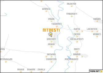 map of Niţoeşti