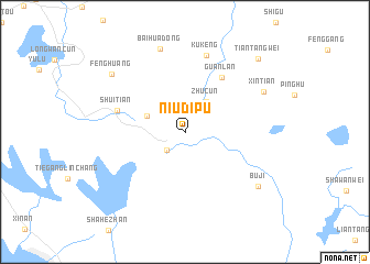 map of Niudipu