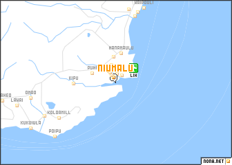 map of Niumalu