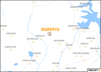 map of Niupenyu