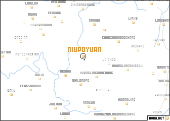 map of Niupoyuan