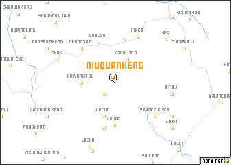 map of Niuquankeng