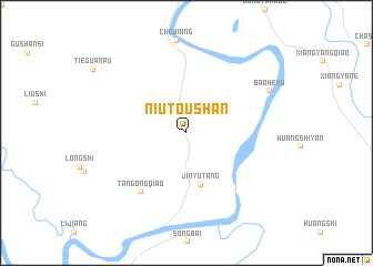 map of Niutoushan