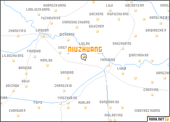 map of Niuzhuang