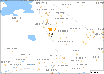 map of Nivy