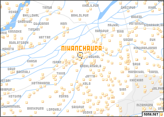 map of Nīwān Chaura
