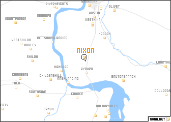 map of Nixon