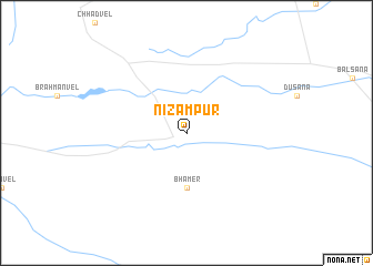 map of Nizāmpur