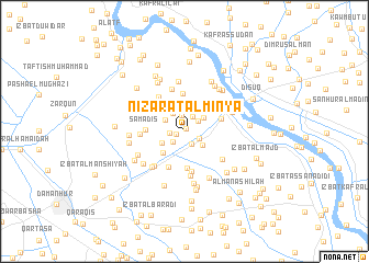 map of Niz̧ārat al Minyā