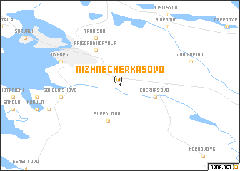 map of Nizhnecherkasovo