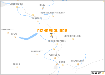 map of Nizhnekalinov
