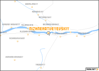 map of Nizhne-Matveyevskiy