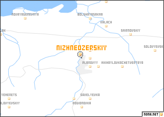 map of Nizhne-Ozërskiy