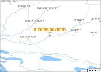 map of Nizhne-Vodyanoy