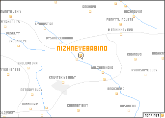 map of Nizhneye Babino