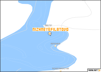 map of Nizhneye Filatovo