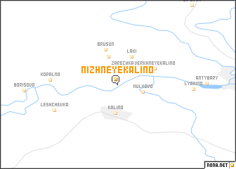 map of Nizhneye Kalino