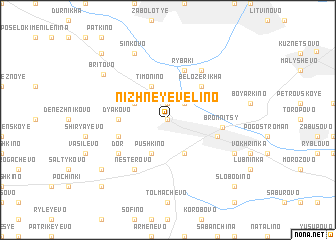 map of Nizhneye Velino