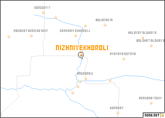 map of Nizhniye Khoroli