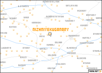 map of Nizhniye Kuganary