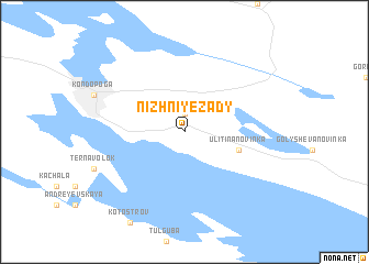 map of Nizhniye Zady