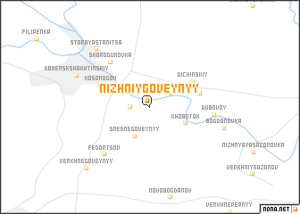 map of Nizhniy Goveynyy