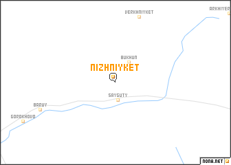 map of Nizhniy Ket