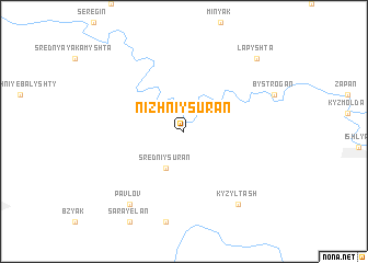 map of Nizhniy Suran