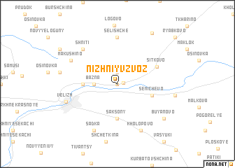 map of Nizhniy Vzvoz