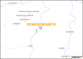 map of Nizhnyaya Chasta