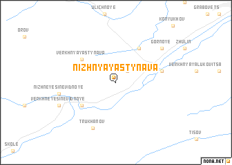 map of Nizhnyaya Stynava