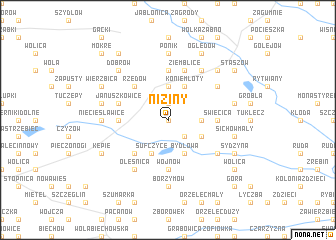 map of Niziny