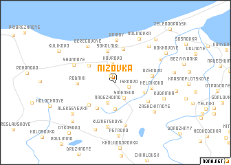 map of Nizovka