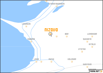map of Nizovo
