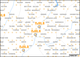 map of Njala