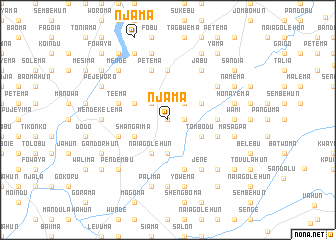 map of Njama