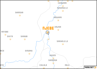 map of Njebe