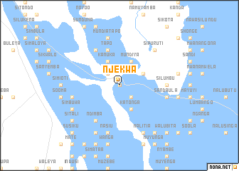 map of Njekwa