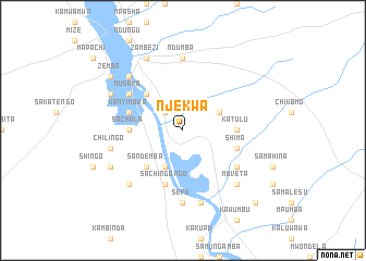 map of Njekwa