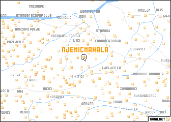 map of Njemić Mahala